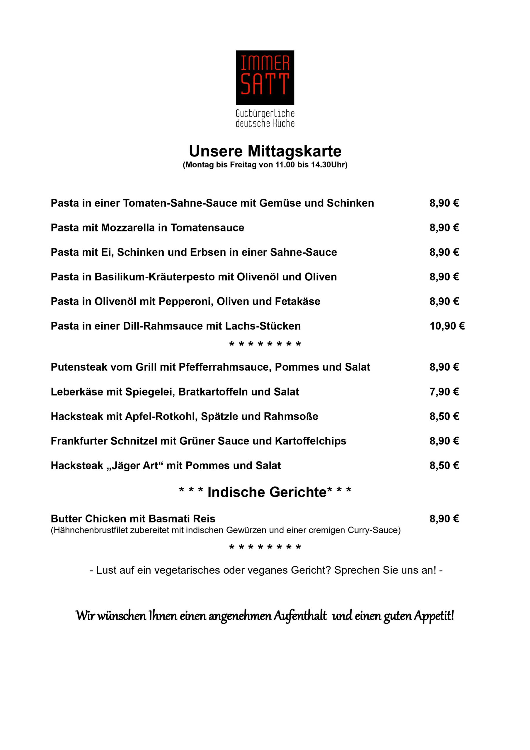 Restaurant Immer Satt Frankfurt Bockenheim in Frankfurt am Main